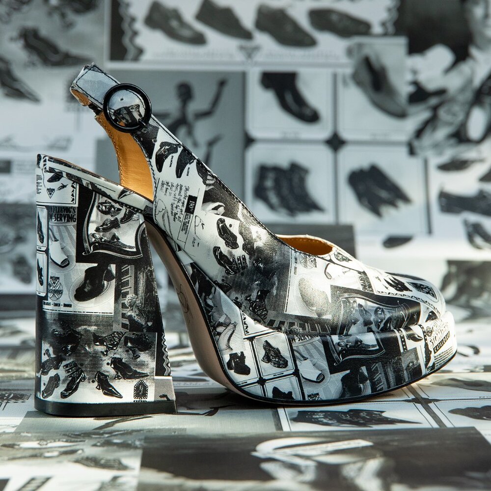 FLUEVOG Ternura slingback platform heels